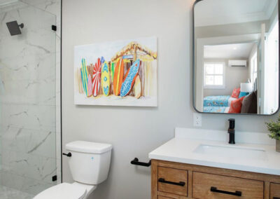 staged home bathroom